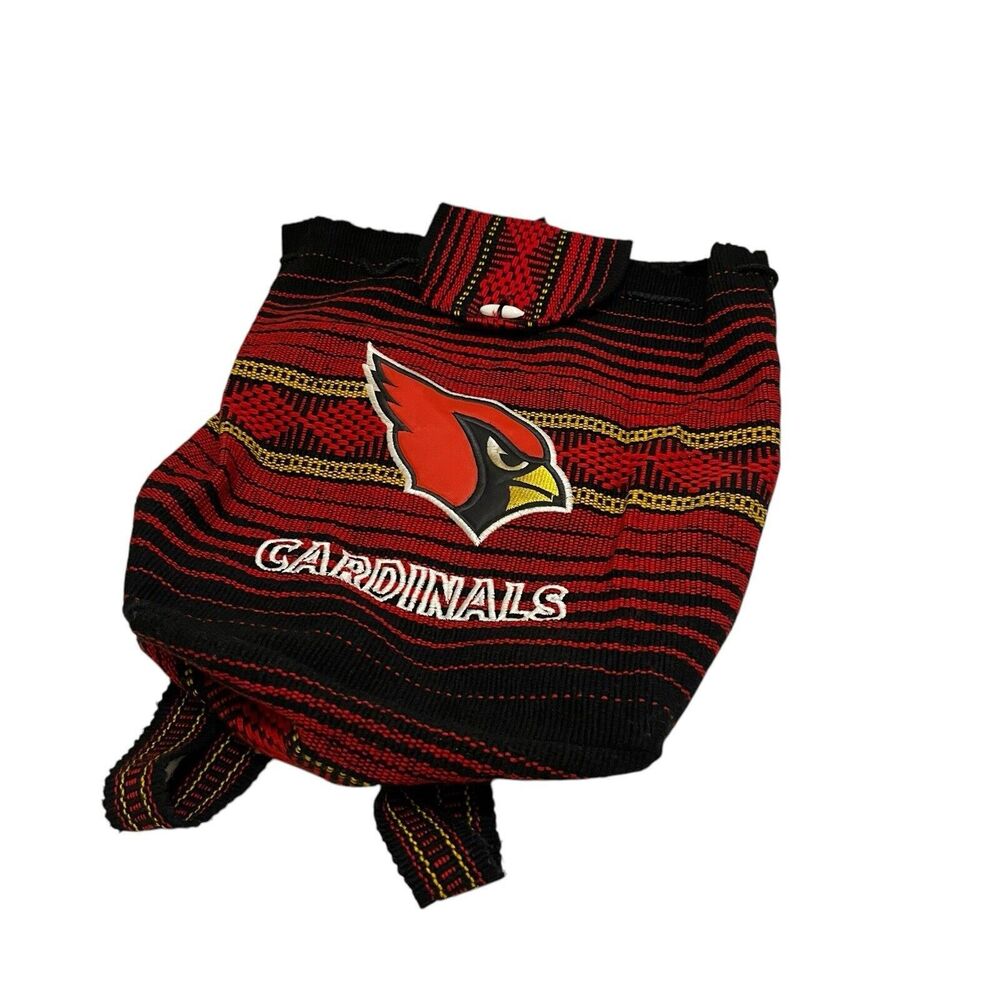 NFL Arizona Cardinals Logo Handmade Bag Tote Mexican Backpack Indian Morral Baja